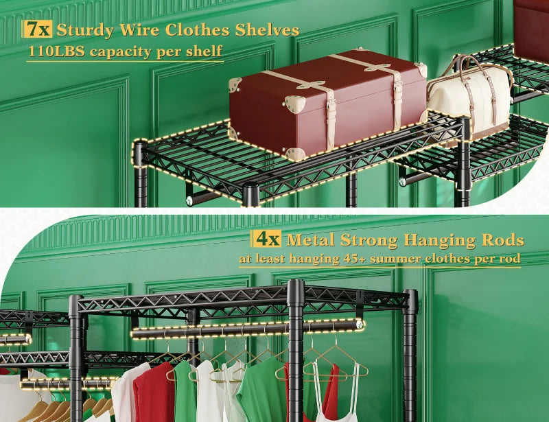 Raybee Heavy Duty Abbigliamento Rack di Grado Commerciale Abbigliamento Raybee Heavy Duty Abbigliamento Rack di Grado Commerciale Abbigliamento