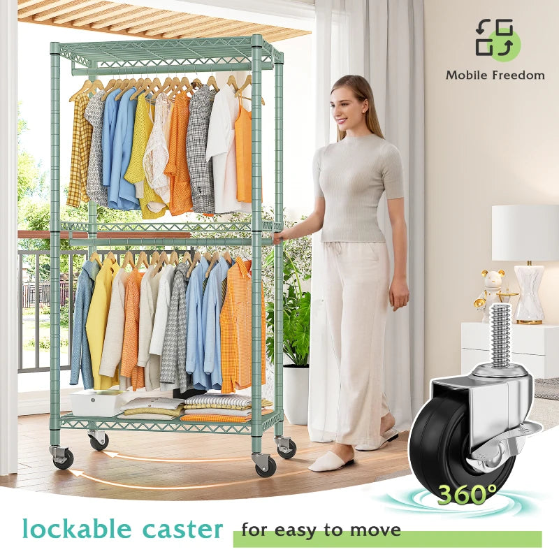 Portable hanging rack for clothes hotsell