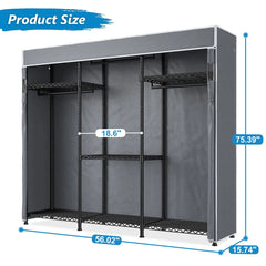 Raybee-portable-closet-with-cover