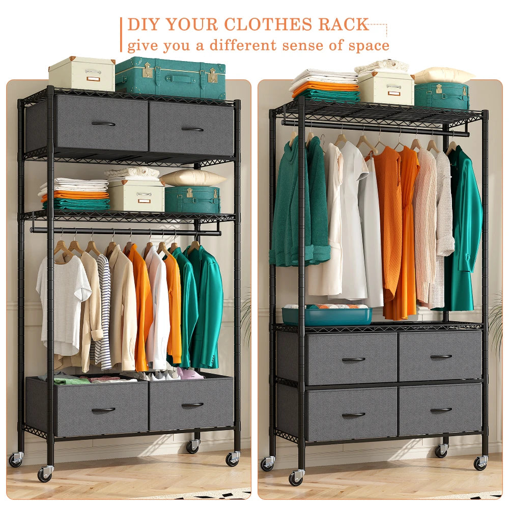 Roller hanging rack hot sale