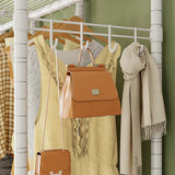 Raybee clothing metal rack with hooks