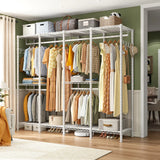 Raybee heavy duty clothing rack with hooks