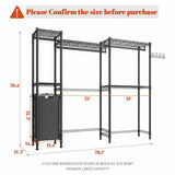 Raybee 78.7”W Laundry Room Shelves