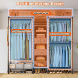 RaybeeClothingRackwithDifferentStorageArea