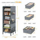 RaybeeClothingRackwithLargeCapacityStorageDrawers