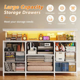 Raybee Dresser TV Stand with Large Storage