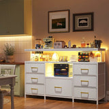 Raybee Dresser TV Stand with Mutifunctional Use