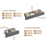 RaybeeFullBedFramewith3Drawers--Grey