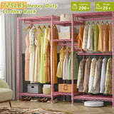 Raybee Heavy Duty Clothing Rack Loads 725LBS