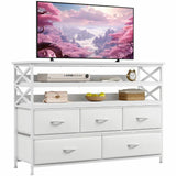 RaybeeLargecapacityTVdresser_White