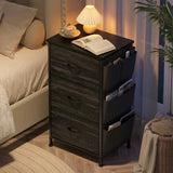 RaybeeNightstandwith3Drawers