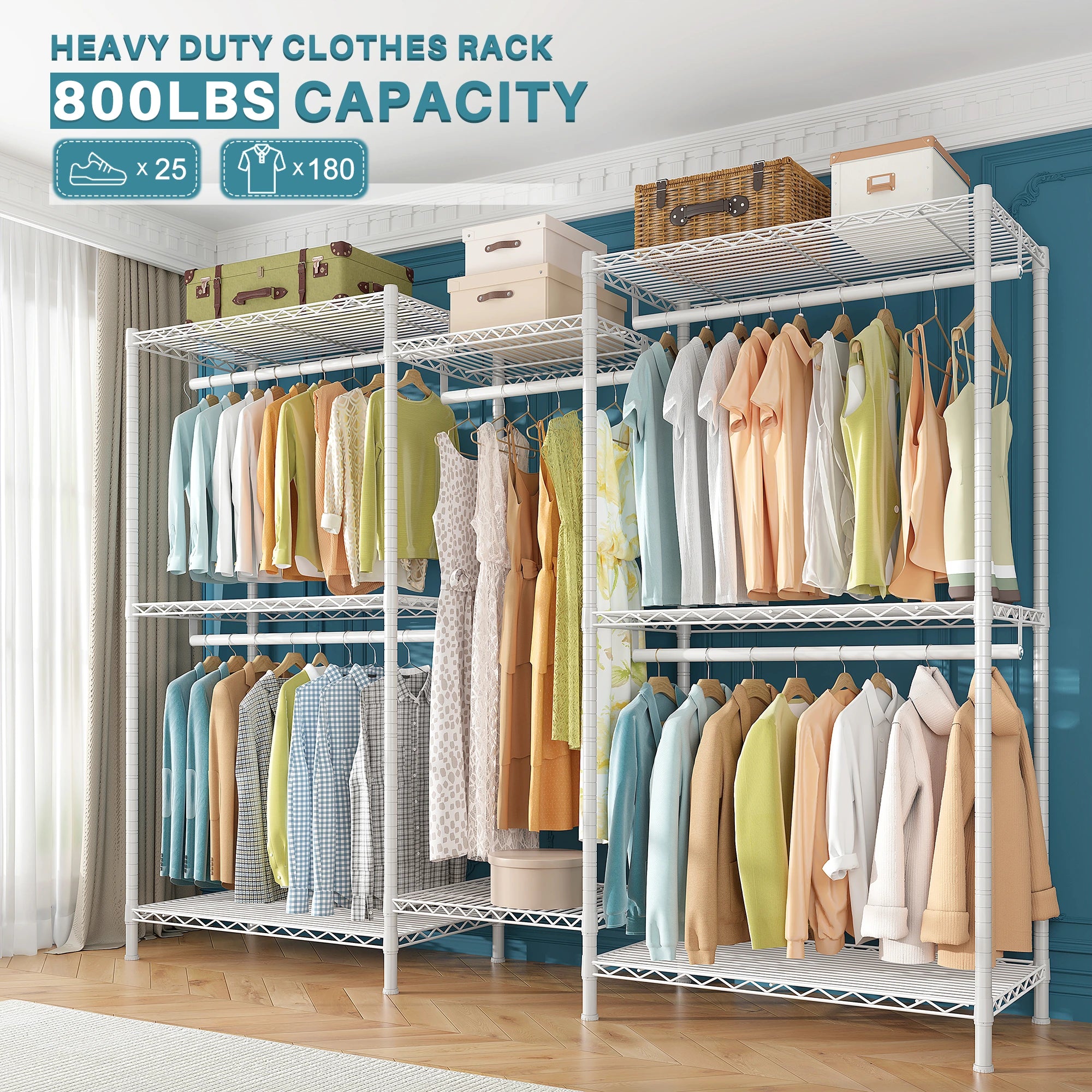 Long clothes discount rack