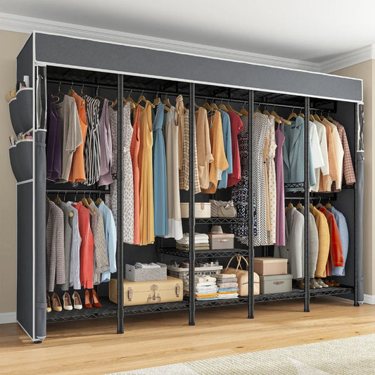 Raybee_90.6_in_W_Clothing_Rack_with_Cover-Black 800
