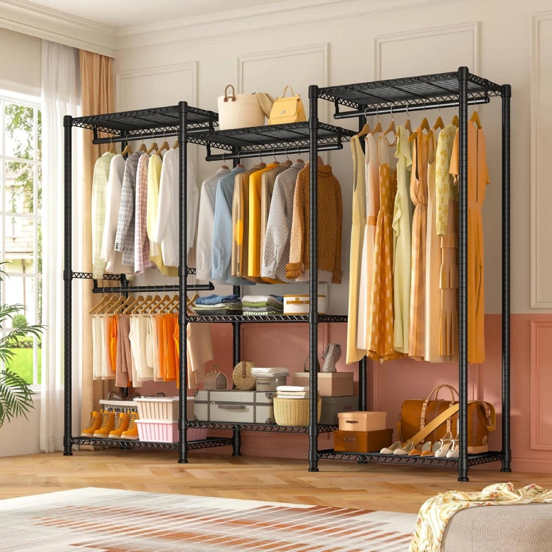 Raybee_Clothing_Rack_Heavy-Duty_for_Bedroom-Black