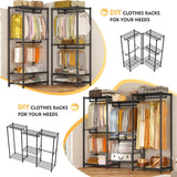 Raybee_DIY_Clothing_Rack_Heavy-Duty_for_Bedroom-Black