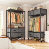 Raybee_DIY_rolling_clothes_rack