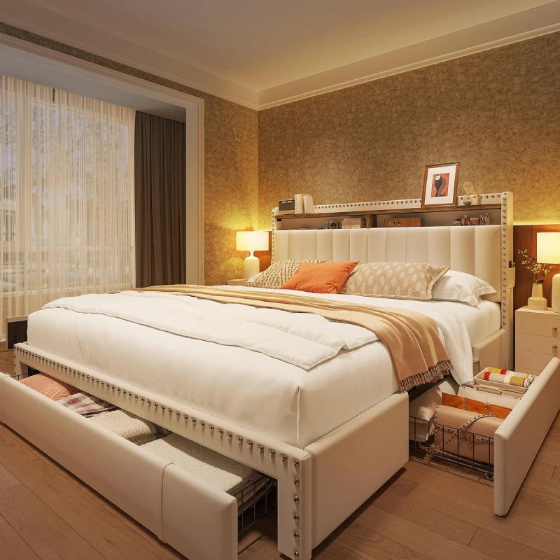 Raybee_Full_Bed_Frame_with_Headboard--Beige