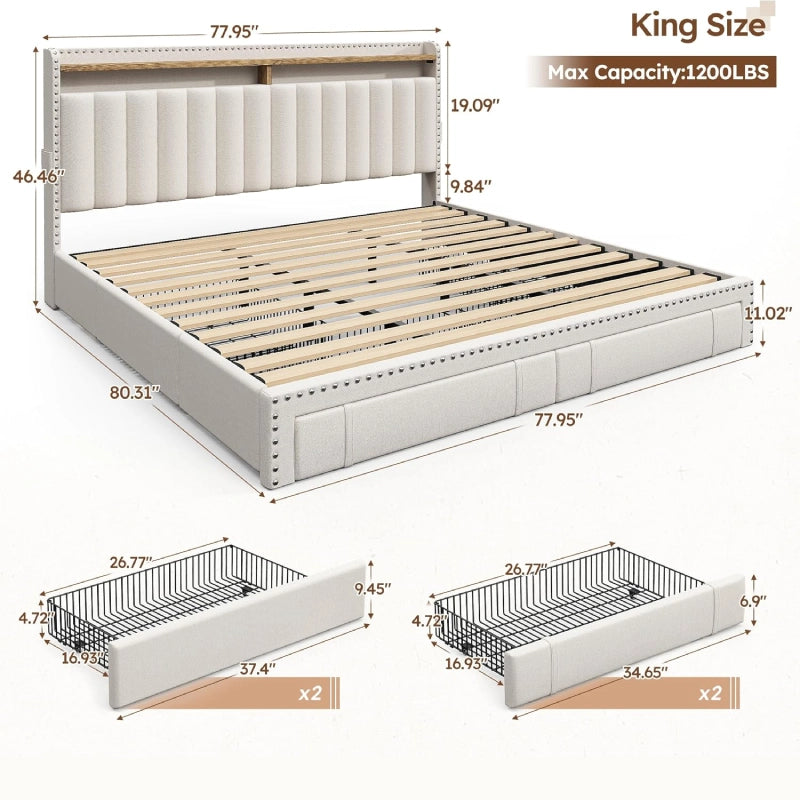Raybee_King_Bed_Frame_with_4_Drawers-Beige