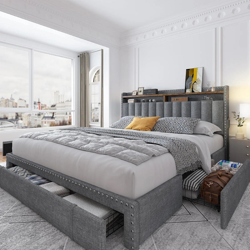 Raybee_Queen_Size_Bed_Frame_with_3_Drawers