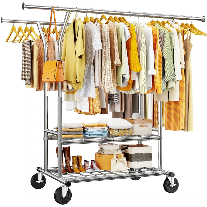Raybee_Rolling_Clothes_Rack_Heavy_Duty_630lbs