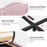 Twin/Full/Queen Bed Frame with Headboard&LED Lights