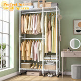 Raybee 77" H Closet Racks and Shelves, Adjustable Closet Storage Racks