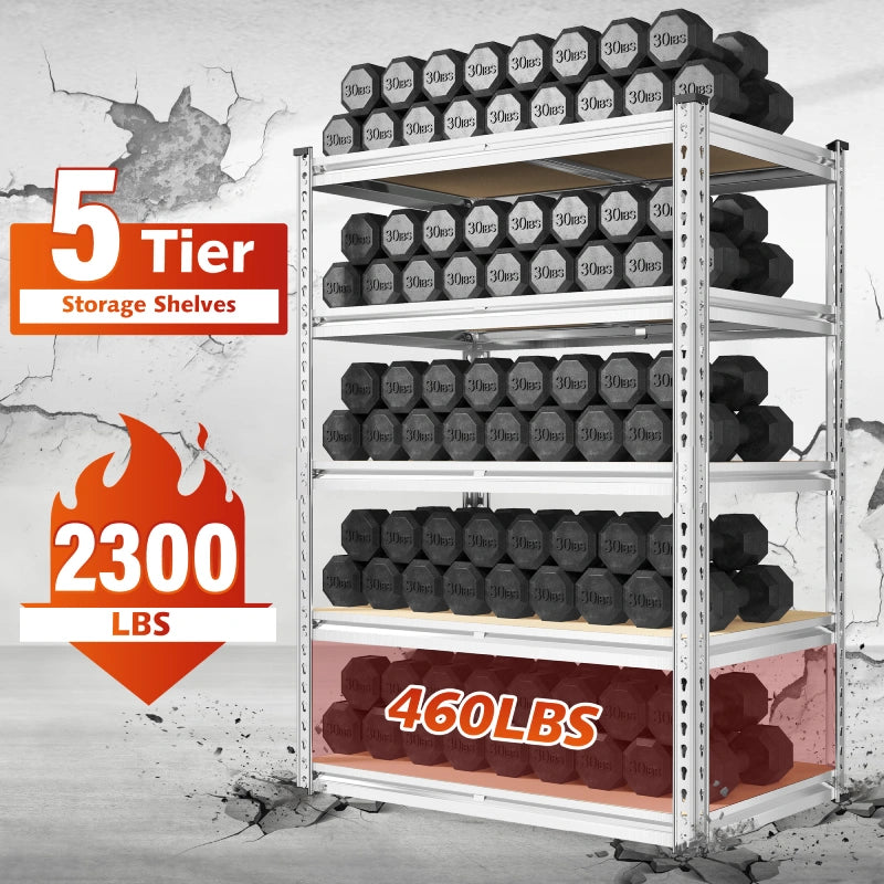 2300lbsGalvalnizedMetalShlevesforGarage