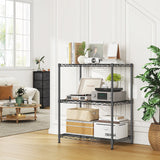 Reibii 3-Tier Wire Shelving Units, Adjustable Metal Shelving Rack, Freestanding Shelves for Kitchen Pantry Closet