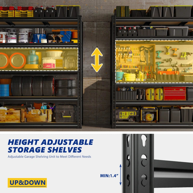 Reibii3000lbsAdjustableHeavyDutyShelving