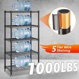 Reibii5-TierAdjustableStorageRackforPantry