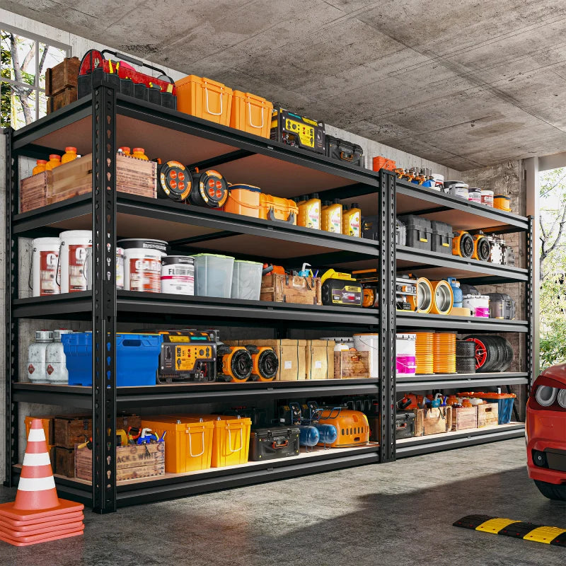 ReibiiHeavyDutyGarageStorageShelves2500lbs-2pack