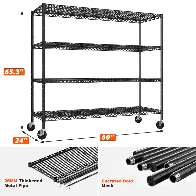 Reibii Wire Shelving for storage