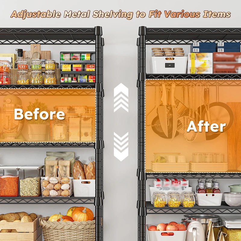 Reibii_35.5W_Adjustable_Wire_Shelving_Units_with_Wheels