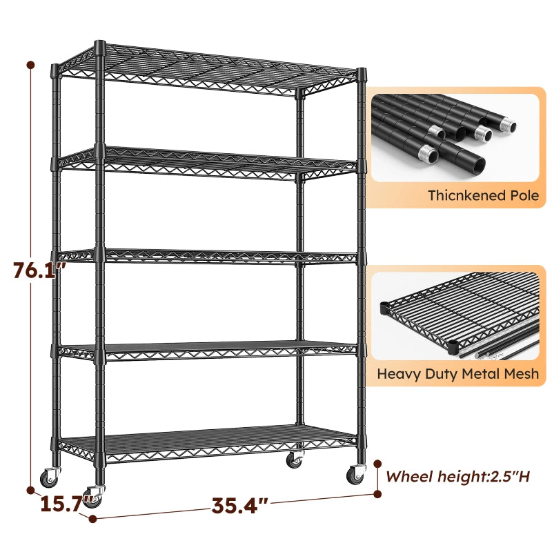 Reibii_35.5W_Metal_Wire_Shelving_Units_with_Wheels