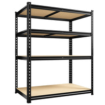Reibii 40”W Storage Shelves, Heavy Duty Garage Shelving Load 2,500lbs , Metal Shelves for Pantry Kitchen Basement Closet