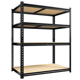 Reibii 40”W Storage Shelves, Heavy Duty Garage Shelving Load 2,500lbs , Metal Shelves for Pantry Kitchen Basement Closet