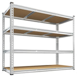 Reibii 48”W galvanized Shelving Units, 3020lbs Heavy Duty Garage Storage Shelves for Pantry Kitchen Commercial