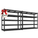 REIBII Garage Shelving 5-Tier 2800 LBS Adjustable Shelving 48"W x 72"H  for kitchen, Warehouse, Basement, Workshop