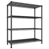 Reibii Tall Wire Shelving Units，Adjustable Outdoor Metal Shelves, Storage Shelves for Kitchen Pantry Dorm