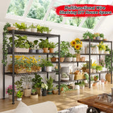 Reibii Tall Wire Shelving Units，Adjustable Outdoor Metal Shelves, Storage Shelves for Kitchen Pantry Dorm