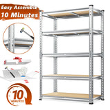 Reibii_Easy_Assembly_Garage_Storage_Shelving_Units