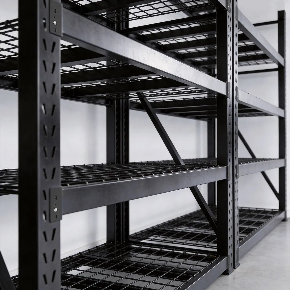 All Steel Metal Garage Shelving Unit with Durable Construction