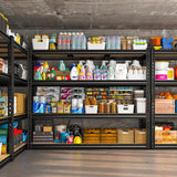 REIBII 48" W Garage Storage Shelves, Adjustable Steel Shelving Racks Load 2000lbs, Freestanding Shelves for Pantry Basement Warehouse
