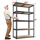 Reibii Storage Shelves 35.5WX72HX11.8D_8ad298a2-4456-48de-9293-94d004d836a1