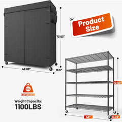 Reibiimetalwireshelvingonwheels