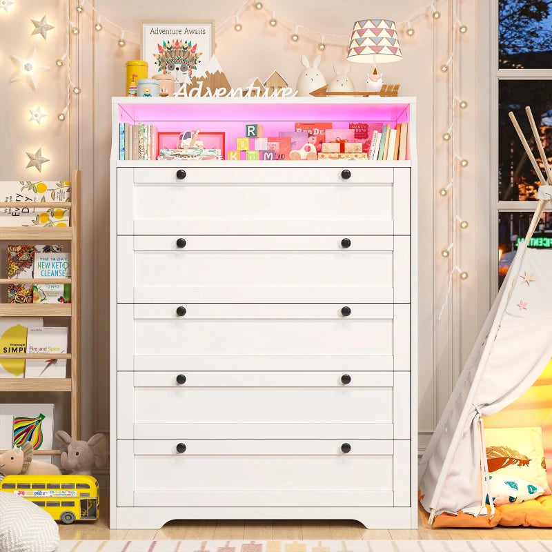 extra long dresser with deep drawers White Deep Drawers Dresser