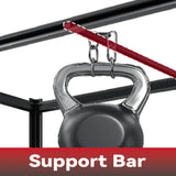 REIBII 84"H 3600LBS Heavy Duty Industrial Garage Shelving,6-Tier Adjustable Storage Shelving Units For Basement&Warehouse