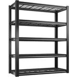 The capacity of each shelf is 400 pounds, and the total weight is 2000 pounds.