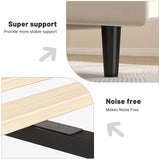 ENhomee 880LBS Bed Frame, Adjustable Upholstered Headboard with Charging Station, Noise-Free & Easy Assembly