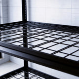 REIBII 55.2" W 5-Tier Adjustable Metal Shelving, 3000LBS Heavy Duty Garage Shelves for Basement, Warehouse & Home Storage